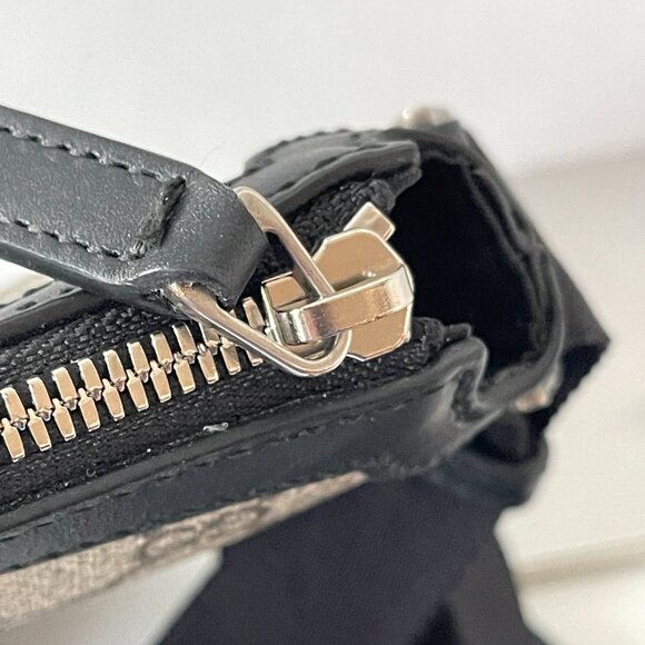 GUCCI Logo GG Pattern Crossbody Shoulder Bag PVC Canvas Webline (155731) - Picture 7 of 11